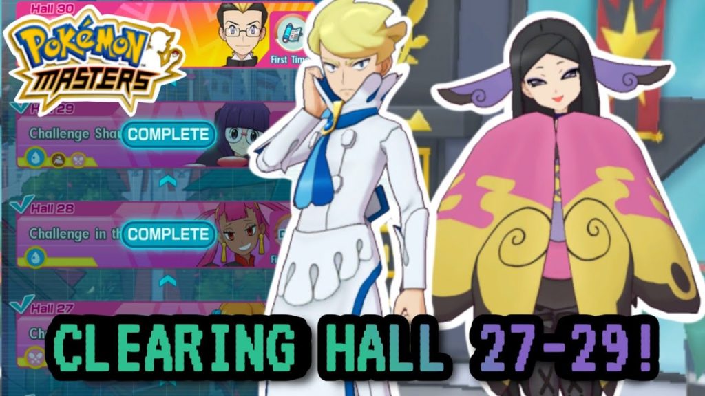 "CLEARING HALL 27-29!" || POKEMON MASTERS! BATTLE VILLA (S5)