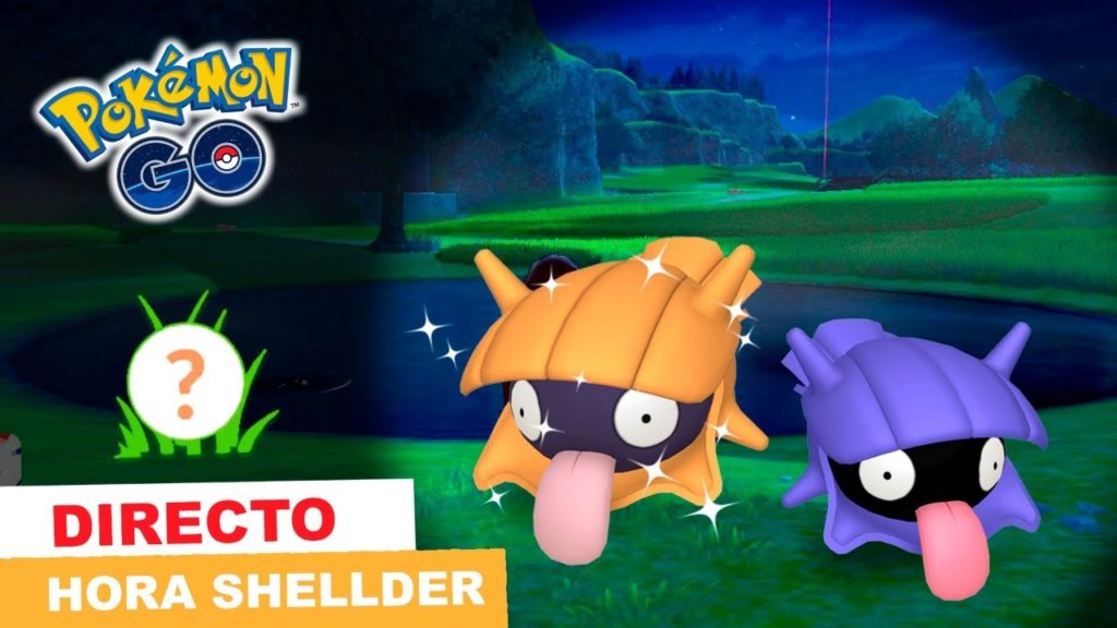 ¡HOY SALE SHELLDER SHINY! JUGAMOS LA HORA DESTACADA EN DIRECTO -  Pokemon Go [Neludia]