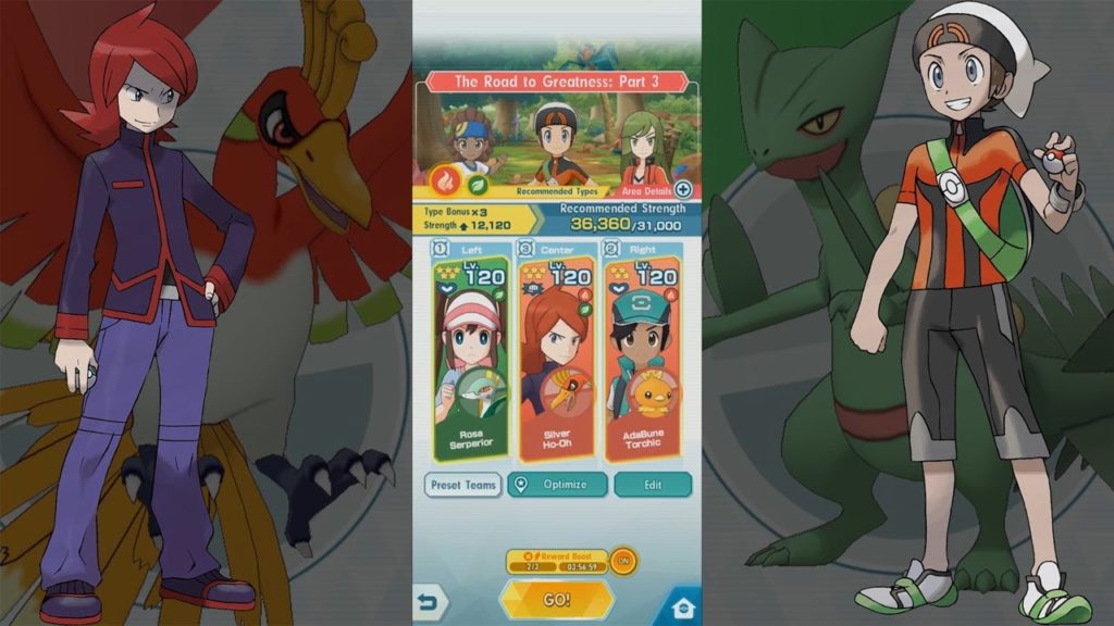 Pokemon Masters - Ho-Oh Event Pt2-3 F2P No Faint