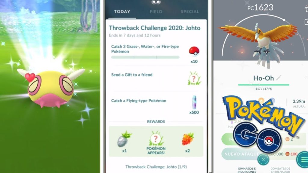 ¡COMPLETANDO el NUEVO DESAFÍO de JOHTO 2020! salen DUNSPARCE y Ho-Oh SHINY en Pokémon GO! [Keibron]