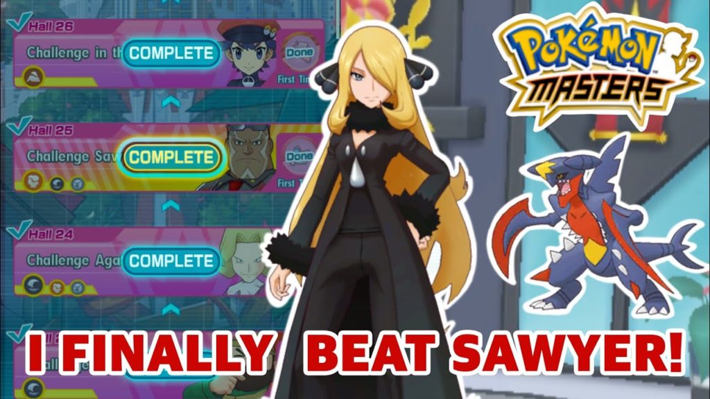 "I FINALLY BEAT SAWYER! MVP CYNTHIA IS AWESOME!" || POKEMON MASTERS! BATTLE VILLA (S5)