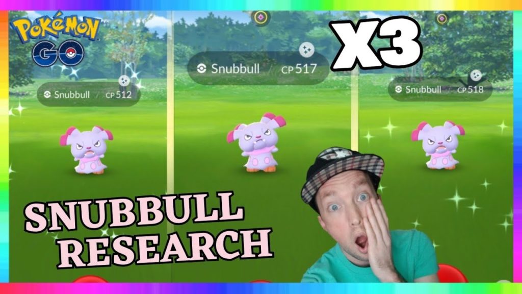 3x SHINY SNUBBULL CAUGHT during NEW SNUBBULL RESEARCH EVENT IN POKEMON GO!