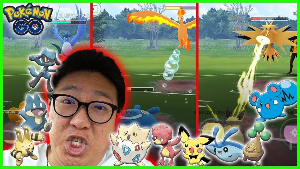 I USED ONLY BABY POKEMON TO BEAT THE TEAM LEADERS - Pokemon GO