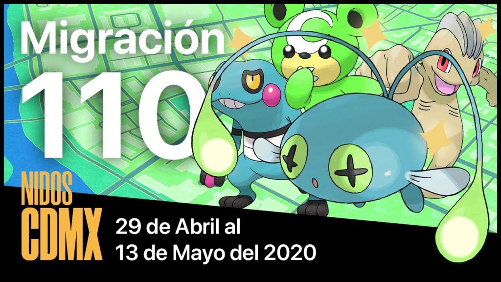 Migración nidos Pokemon Go en CDMX #110 | 29 de Abril al 13 de Mayo del 2020