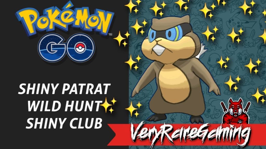 Shiny Patrat Wild Hunt in Pokemon Go - Shiny Club - Very Rare Gaming