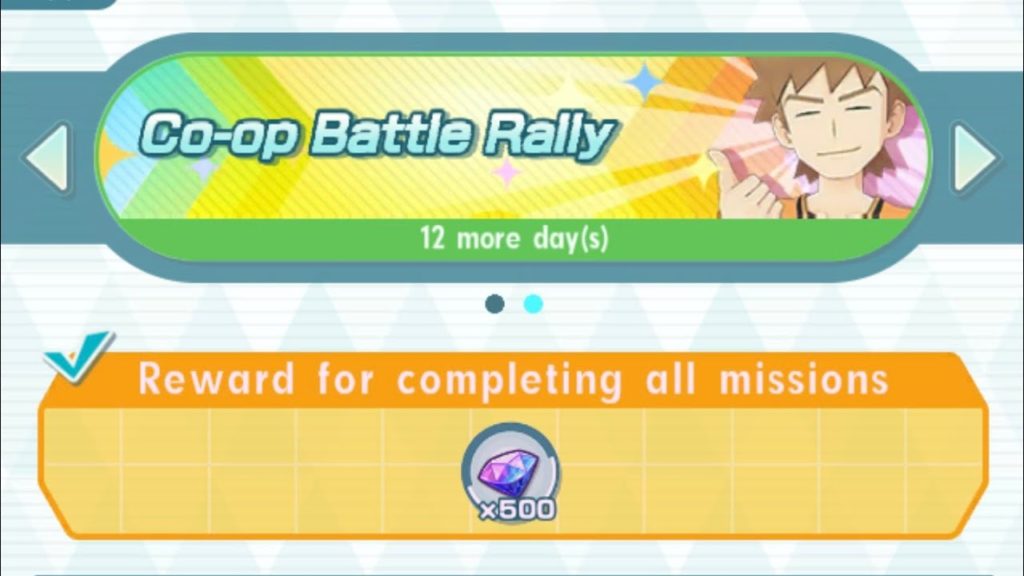 [Pokemon Masters] Missions - Co-op Battle Rally (All Missions Complete)