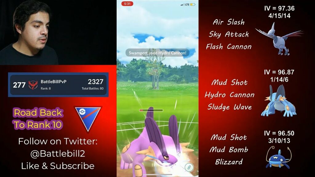 INTENSE SEASON 2 RANK 8 BATTLES WITH MUDBOY STRAT | Pokemon Go Battle League PvP