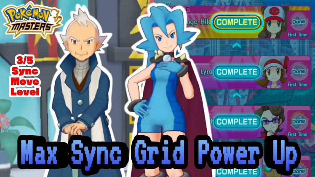 "MAX SYNC GRID POWER UPS FOR PRYCE AND CLAIR!" || POKEMON MASTERS! BATTLE VILLA (S6)