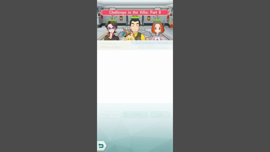 Pokemon Masters - Battle Villa - Stage 12