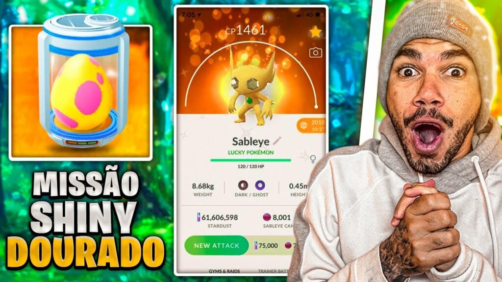O SHINY DOURADO 6 HORAS DE INCENSO EM 3 CELULARES - POKEMON GO | Cris |
