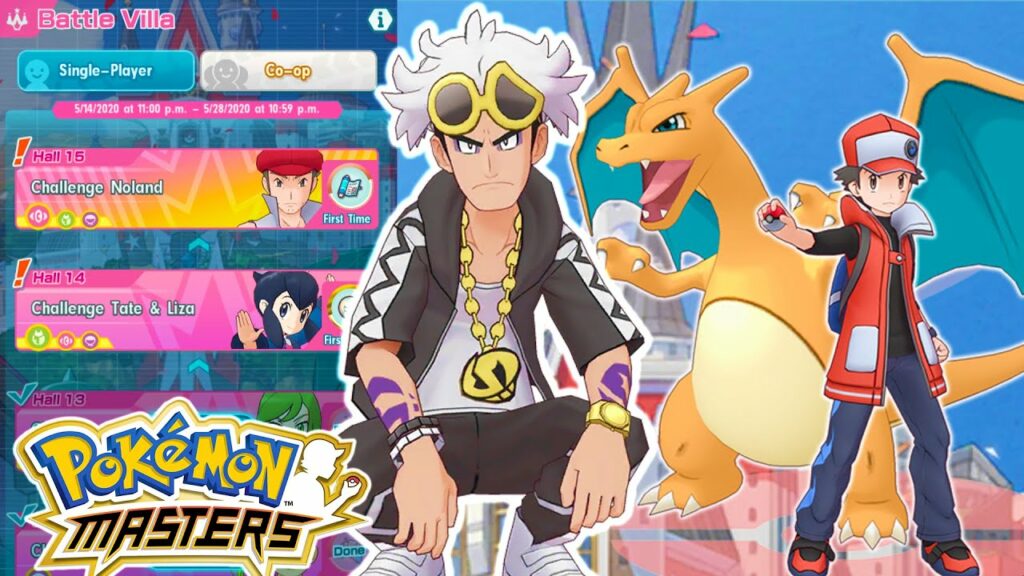 CAN DOUBLE STRIKER WORK??? GUZMA + RED BATTLE VILLA 3V9 STRAT! | Pokemon Masters