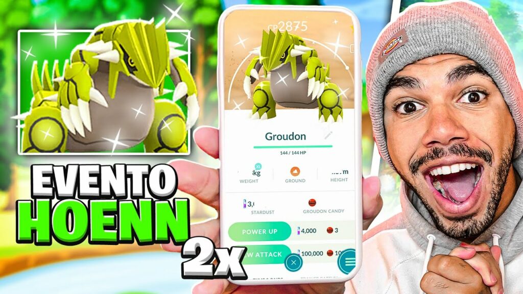 4 GROUDON DE UMA VEZ UMA FARM DE SHINY - POKEMON GO | Cris |