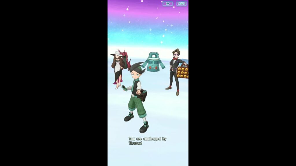 Pokemon masters battle villa: hall 20 challenge Thorton (refight again)