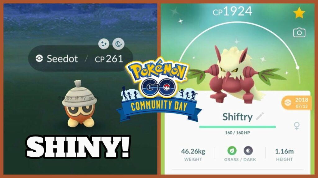 NEW SHINY SEEDOT COMMUNITY DAY IN POKEMON GO! New Shiny Seedot Release!