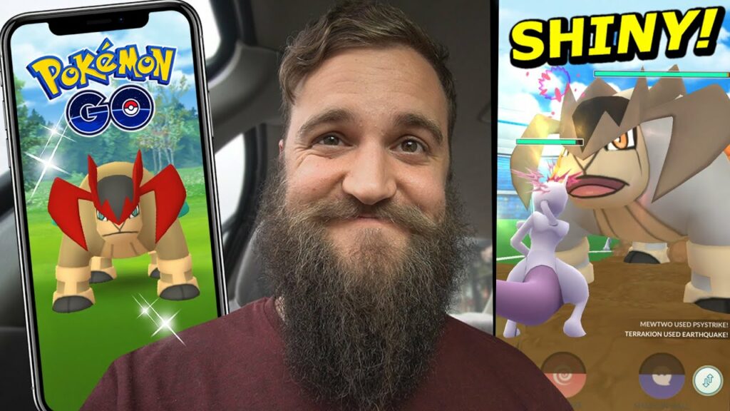 THE SEARCH FOR SHINY TERRAKION! (Shiny Legendary Raids) - Pokemon Go