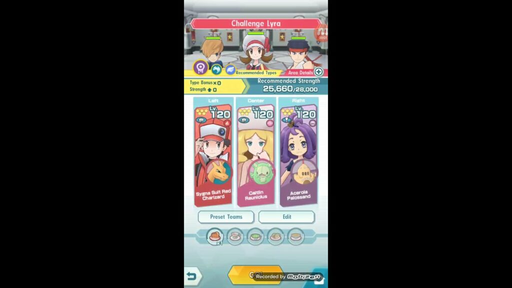 Pokemon Masters Battle Villa Season 4 Hall 19 (Lyra) - Sandstorm Team