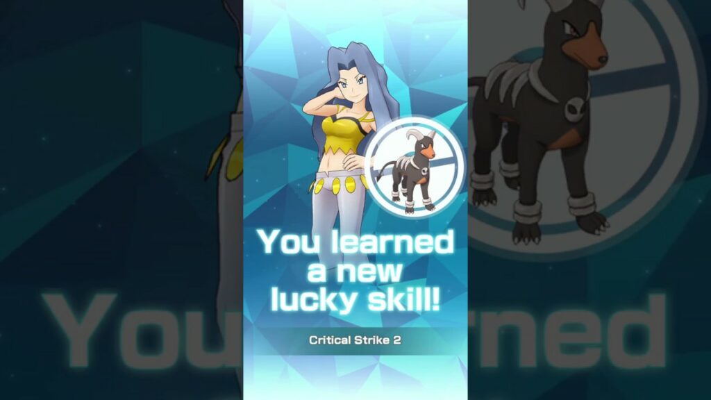 Pokemon Masters: Lucky Skill Critical Strike 2 for Karen & Houndoom