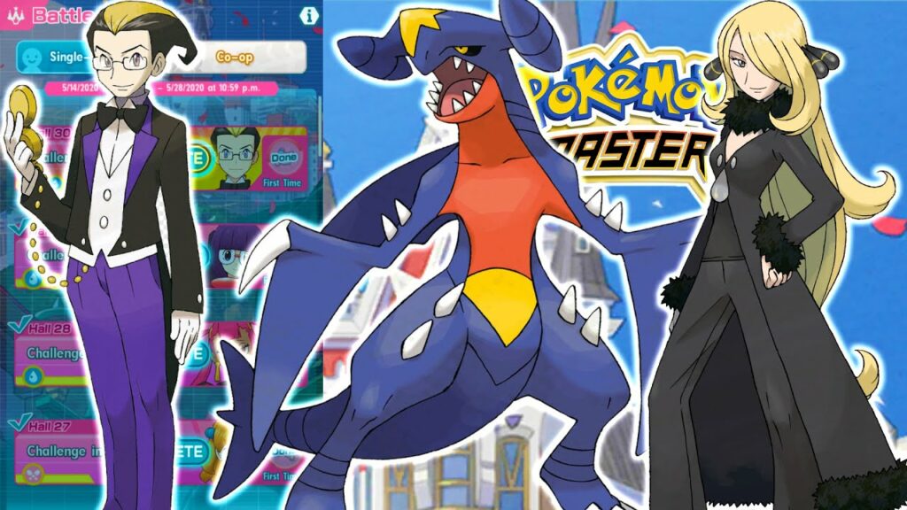 GARCHOMP CARRY GOD! BEATING BATTLE VILLA HALL 30 DARACH! | Pokemon Masters