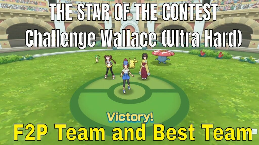 Pokemon Masters - The Star of the Contest: Challenge Wallace Ultra Hard (Free 2 Play & Best Team)