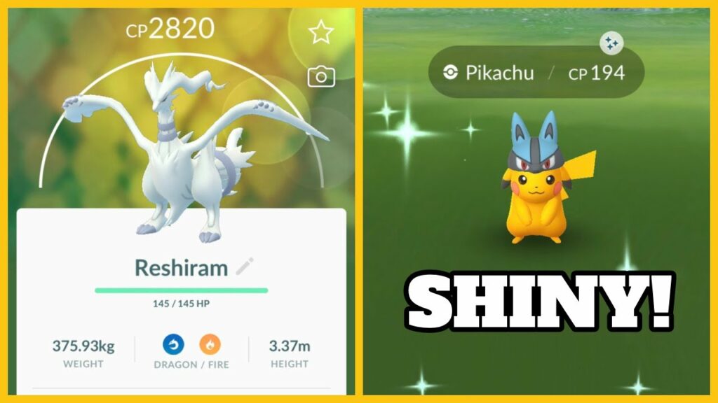 NEW RESHIRAM RAIDS IN POKEMON GO! New Shiny Pikachu Nest After Migration!