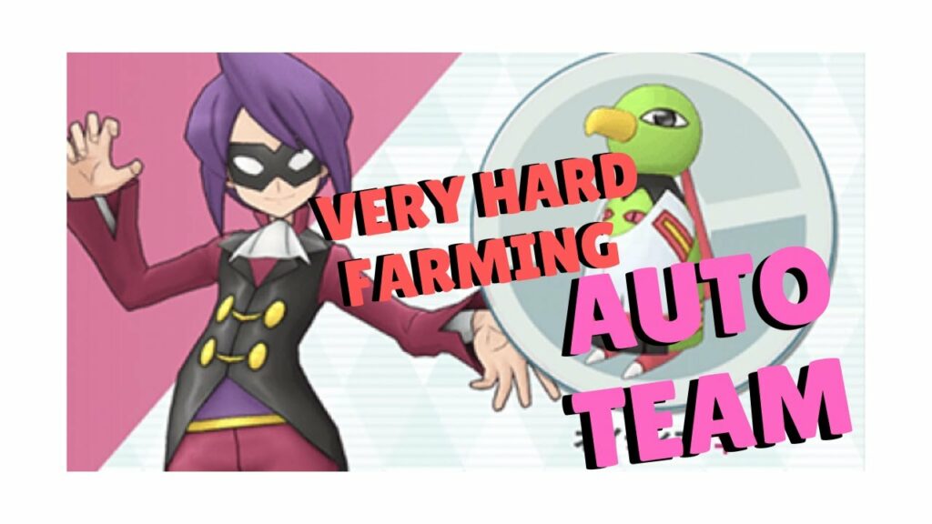 Pokemon Master Team to Farm Very Hard Supercourse on Auto