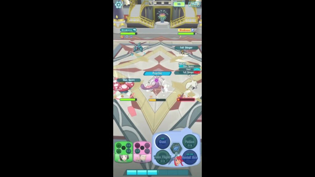 Pokemon Masters Battle Villa 7 - Hall 30 (Hilda) - 3v9 with Mewtwo, Vileplume, Swanna