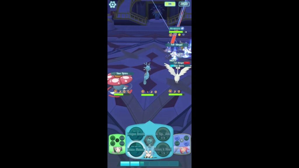 Pokemon Masters Battle Villa 7 - Hall 30 (Hilda) - 3v9 with Kingdra, Vileplume, Swanna