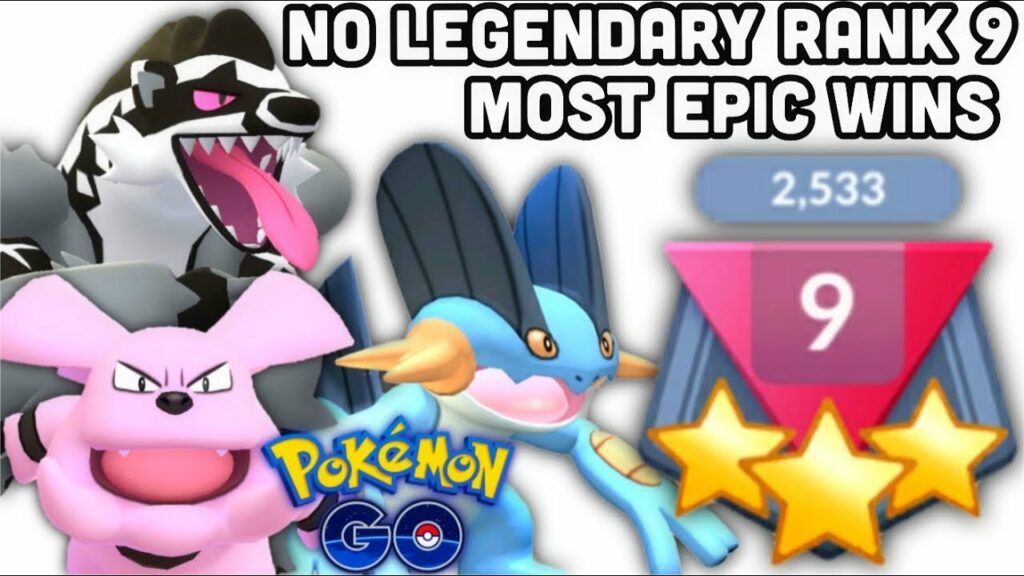 Reaching Rank 9 in GO Battle League NO LEGENDARY team in | Pokemon GO S2 Ultra League