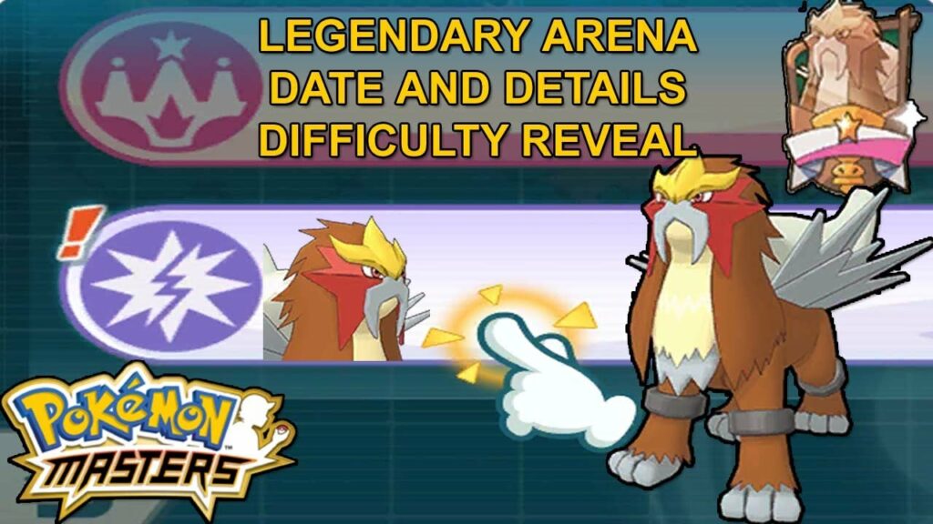 ALL DETAILS ABOUT LEGENDARY ARENA --- DATE + DIFFICULTY + REWARDS --- Pokemon Masters