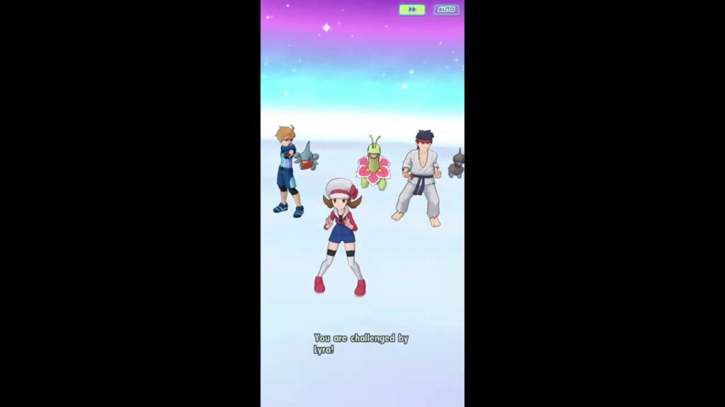 Pokemon Masters Battle Villa 7 - Hall 29 (Lyra) - 3v6 with Haxorus, Masquerain, Swanna