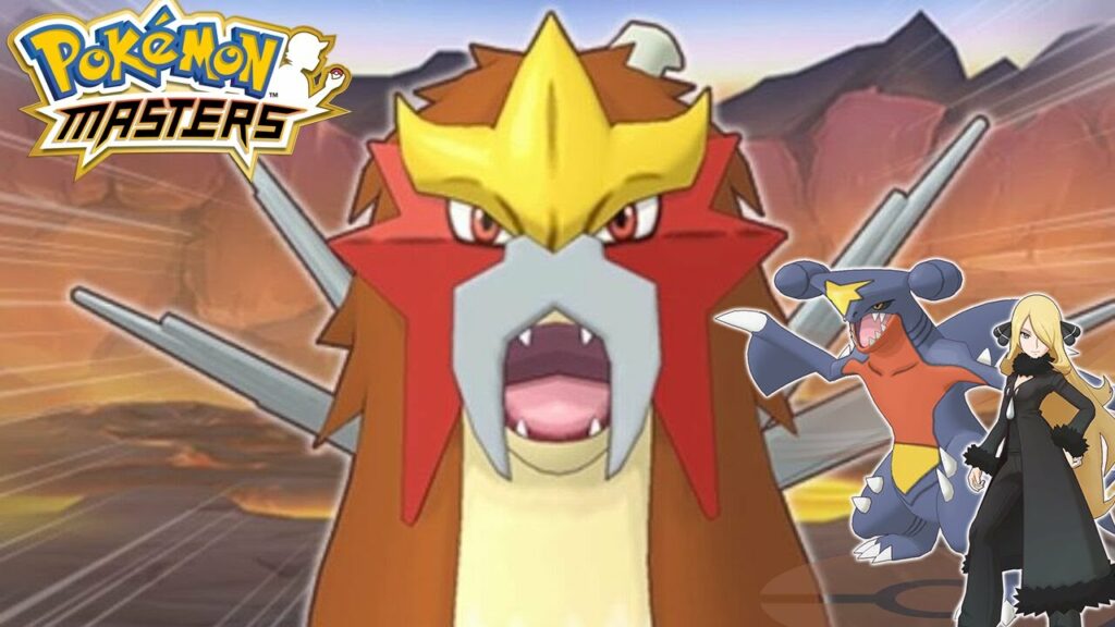 Cynthia Team Vs Entei Full HP Legendary Arena (Very Hard) - Pokemon Masters