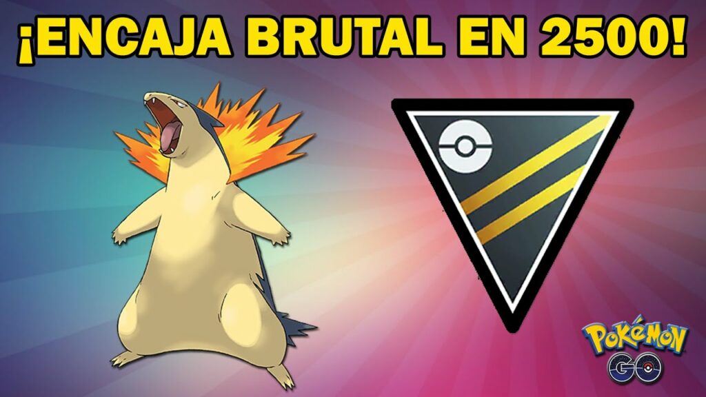 TYPHLOSION PEGA MUY FUERTE en LIGA 2500 GO BATTLE LEAGUE (PvP) - POKEMON GO
