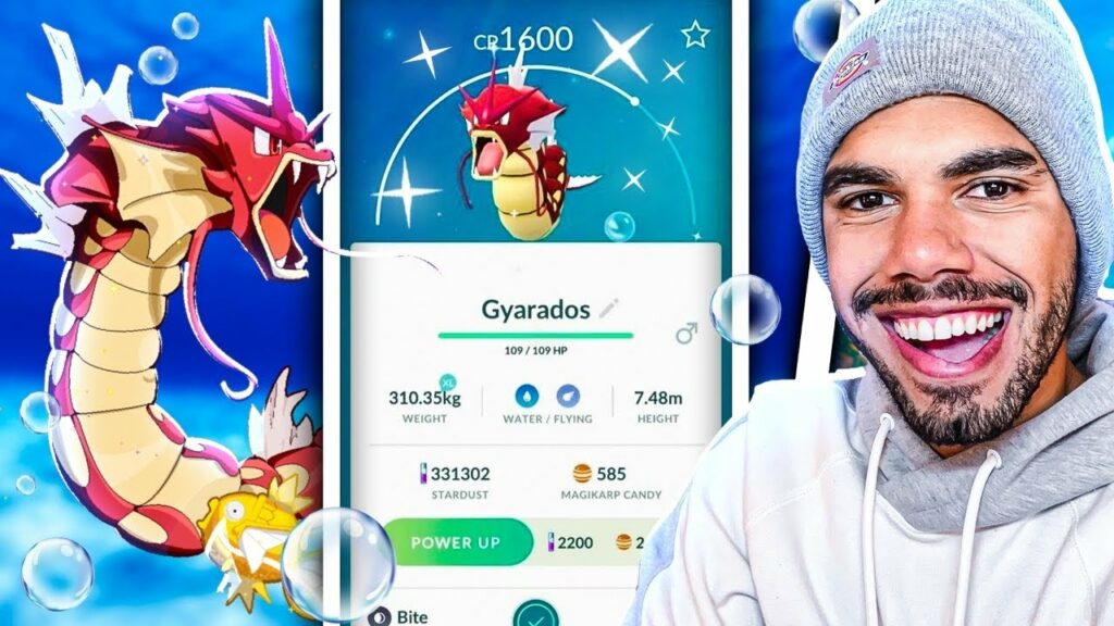 O NOVO PODER DO MEU GYARADOS SHINY - POKEMON GO | Cris |