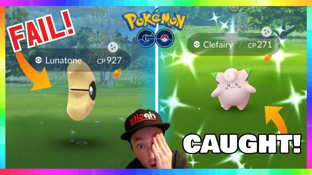 SHINY CLEFAIRY CAUGHT & INCENSE SHINY LUNATONE FAIL IN POKEMON GO! ( INSANE SHINY REACTIONS )