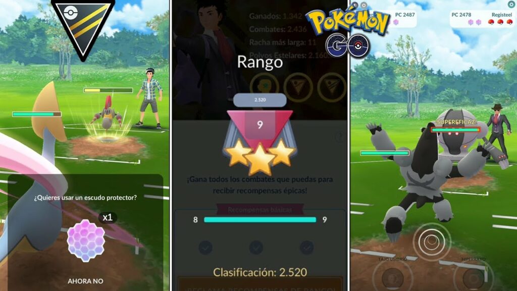 BATALLAS en LIGA 2500 (ULTRA) de GO BATTLE LEAGUE - POKEMON GO