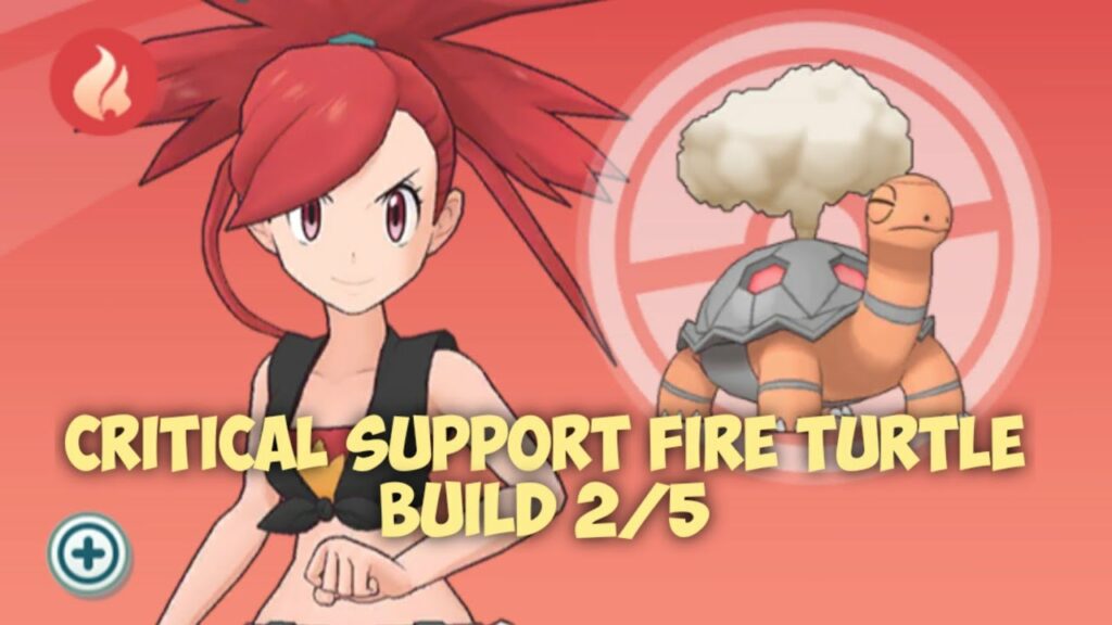 Flannery Torkoal 2/5 Sync Grid Tank Critical Build | POKEMON MASTERS