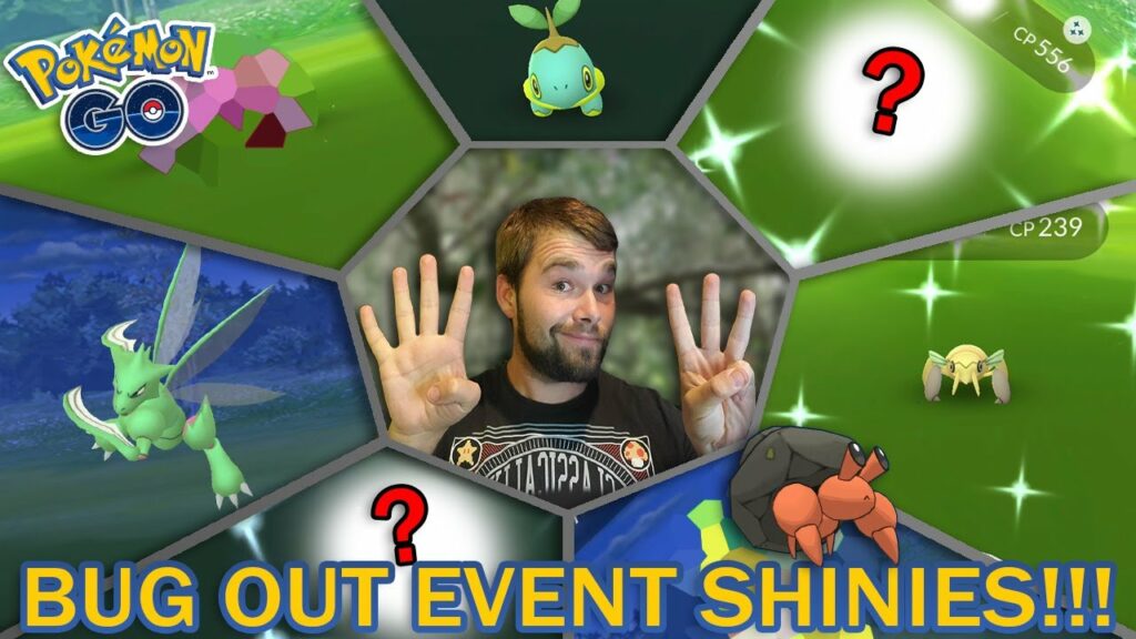 SHINY DWEBBLE HUNT! 7 SHINIES CAUGHT! (Pokemon GO Bug Out Event)