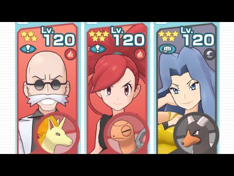 Pokemon Masters Battle Villa S9 Hall 14 Lyra - Blaine/Flannery/Karen