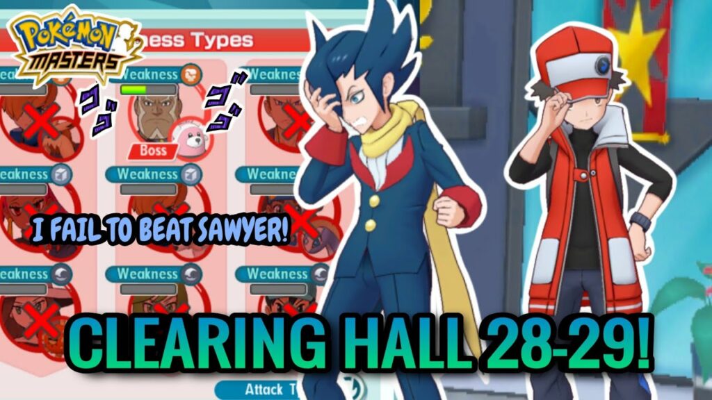 "CLEARING HALL 28-29!" || POKEMON MASTERS! BATTLE VILLA (S9)