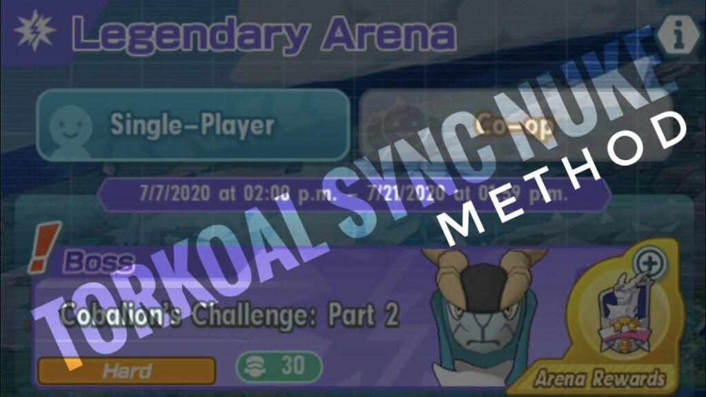 [Pokemon Masters] Legendary Arena - Cobalion's Challenge: Part 2 (Torkoal Sync Nuke Method)