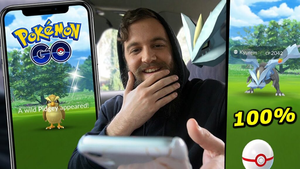 Day One Kyurem 100% IV Encounter + Recent Shiny Luck (Pokemon Go Unova Legendary Raids)