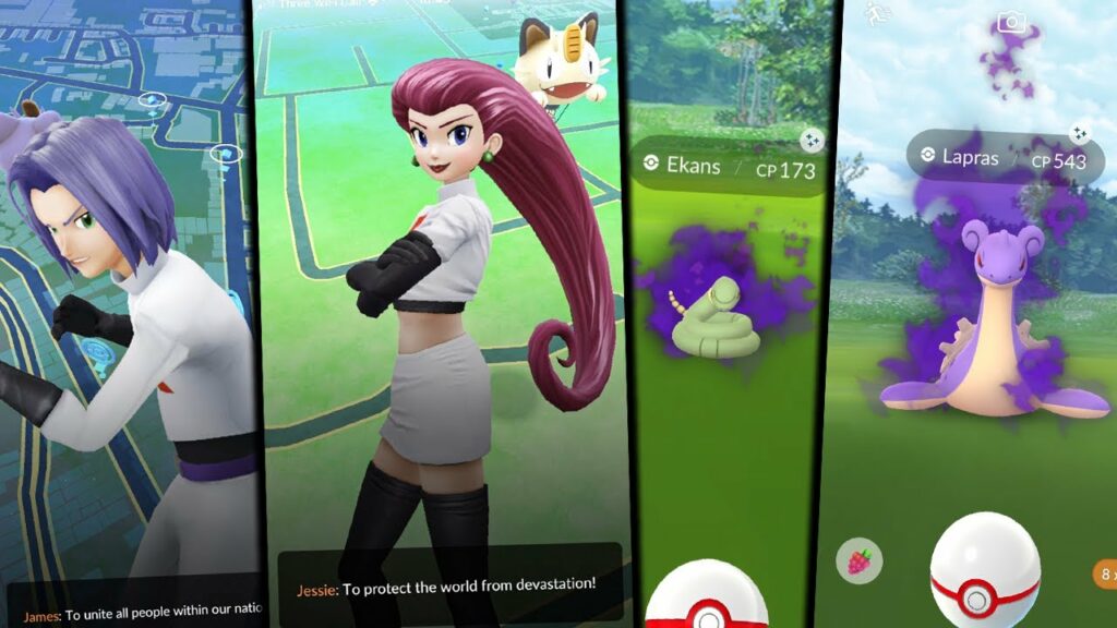 JESSIE AND JAMES ARE NOW IN POKEMON GO! Battle Footage & New Shiny Shadow Pokemon!
