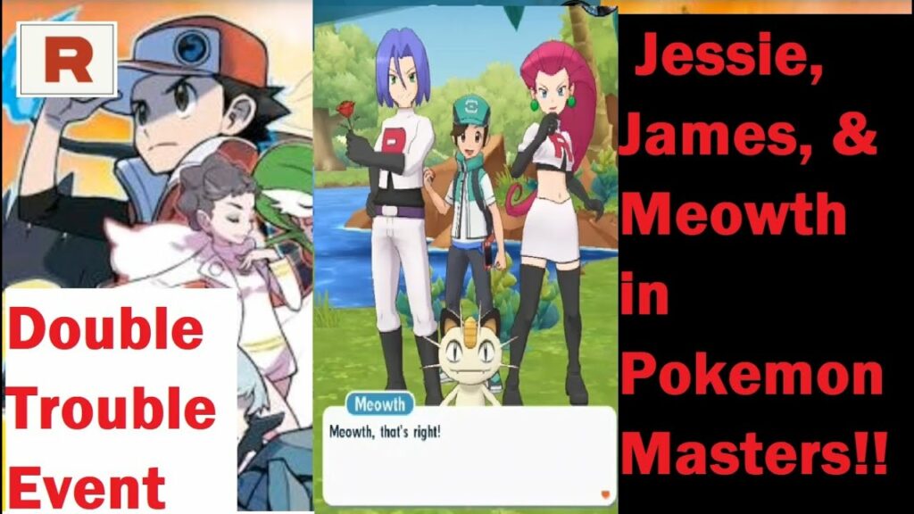 Pokemon Masters Team Rocket Story "Double Trouble Event" (Jessie, James & Meowth!)