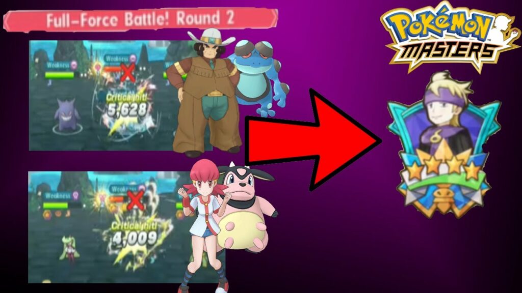 (F2P 6v9) Full Force Battle Round 2 Ultra Hard | Pokemon Masters