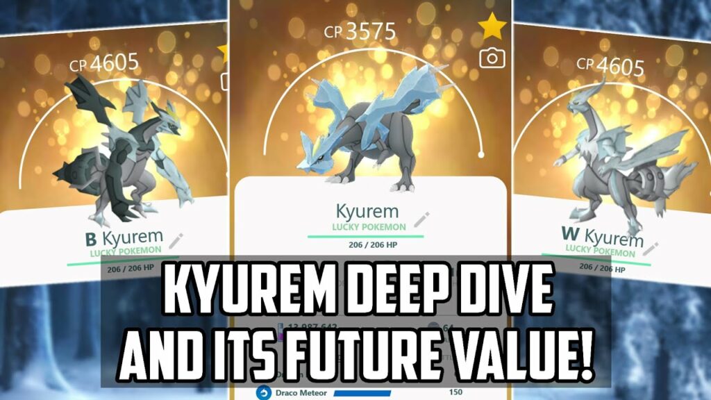 Kyurem Deep Dive in Pokemon Go + Black & White Kyurem!