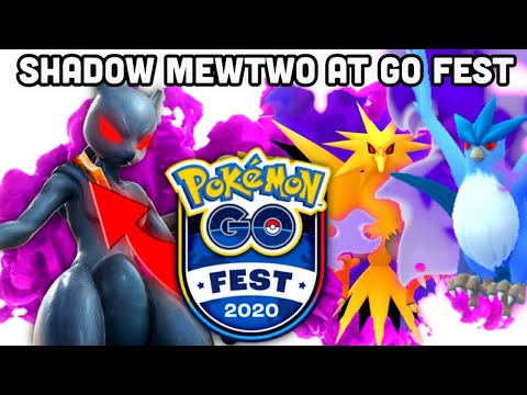 SHADOW MEWTWO & LEGENDARY BIRDS AT GO FEST 2020 IN POKEMON GO | GO FEST NOW WORTH THE COST