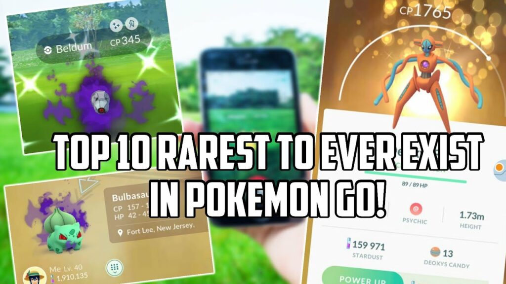 Top 10 Current Rarest Pokemon in Pokemon Go!