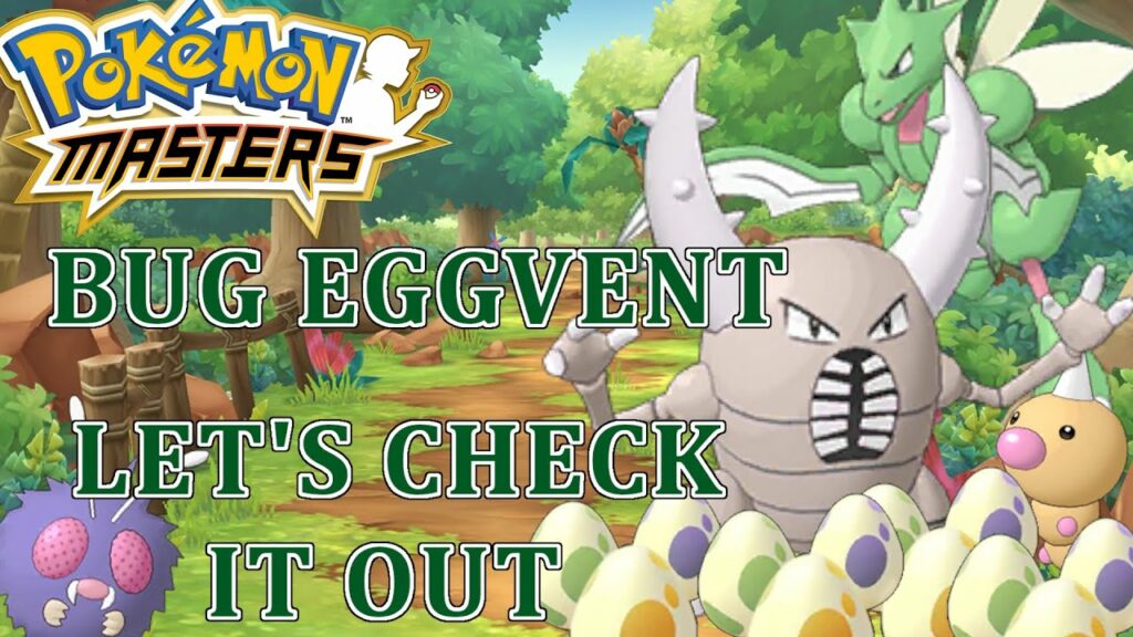 Pokemon Masters - LET'S CHECK OUT THE NEW EGGVENT! Shiny Scyther & more bugs are here!