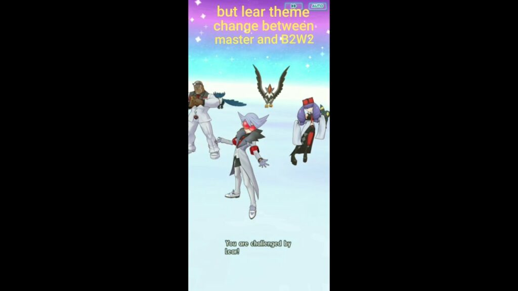 Pokemon masters edition: battle! lear (hard) but music change between master and B2&W2