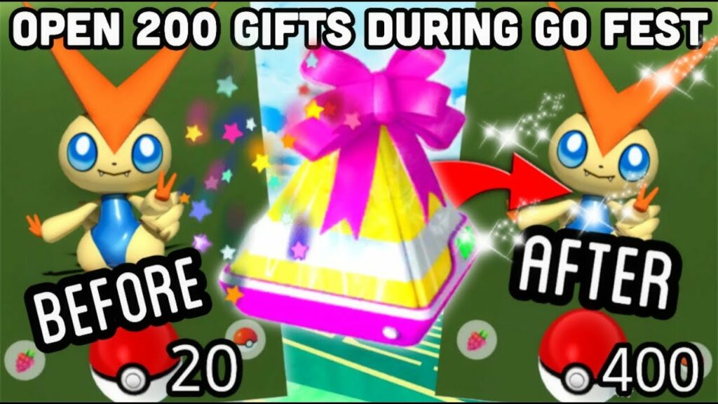 Open 200 Gifts during GO Fest in Pokemon GO | Massive boost in items | Inventory management